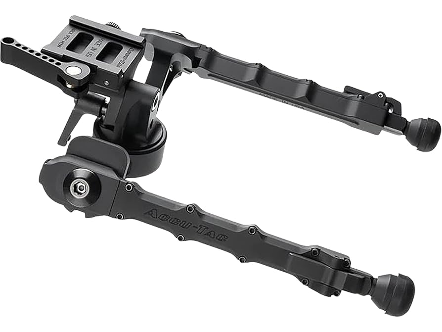 ACCU-TAC　アキュータック FC-5 G2　バイポッド ACCU-TAC FC-5 G2 Arca Spec F-Class Bipod, Flat Black, FCASQD